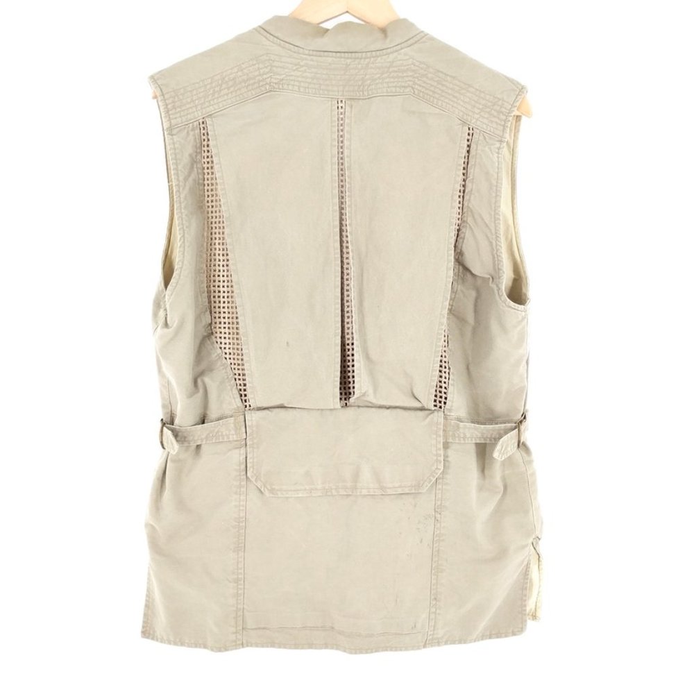 VTG Banana Republic Safari Utility 80s Vest Size S - Picture 5 of 12